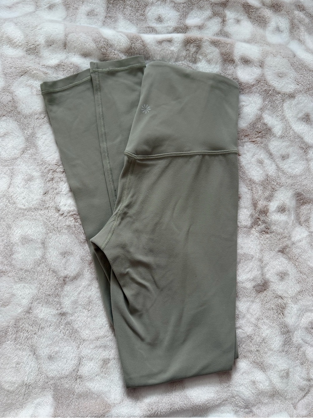 Athleta Olive-Toned High Rise Leggings